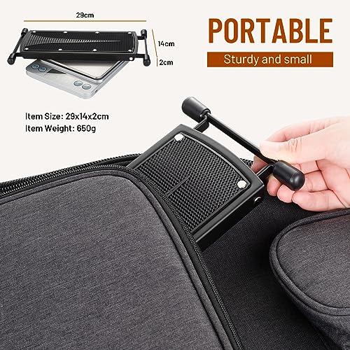 Thumbnail 2 de CAHAYA Guitar Footstool with Anti-Slip Rubber: Foldable, Height Adjustable, CY0337