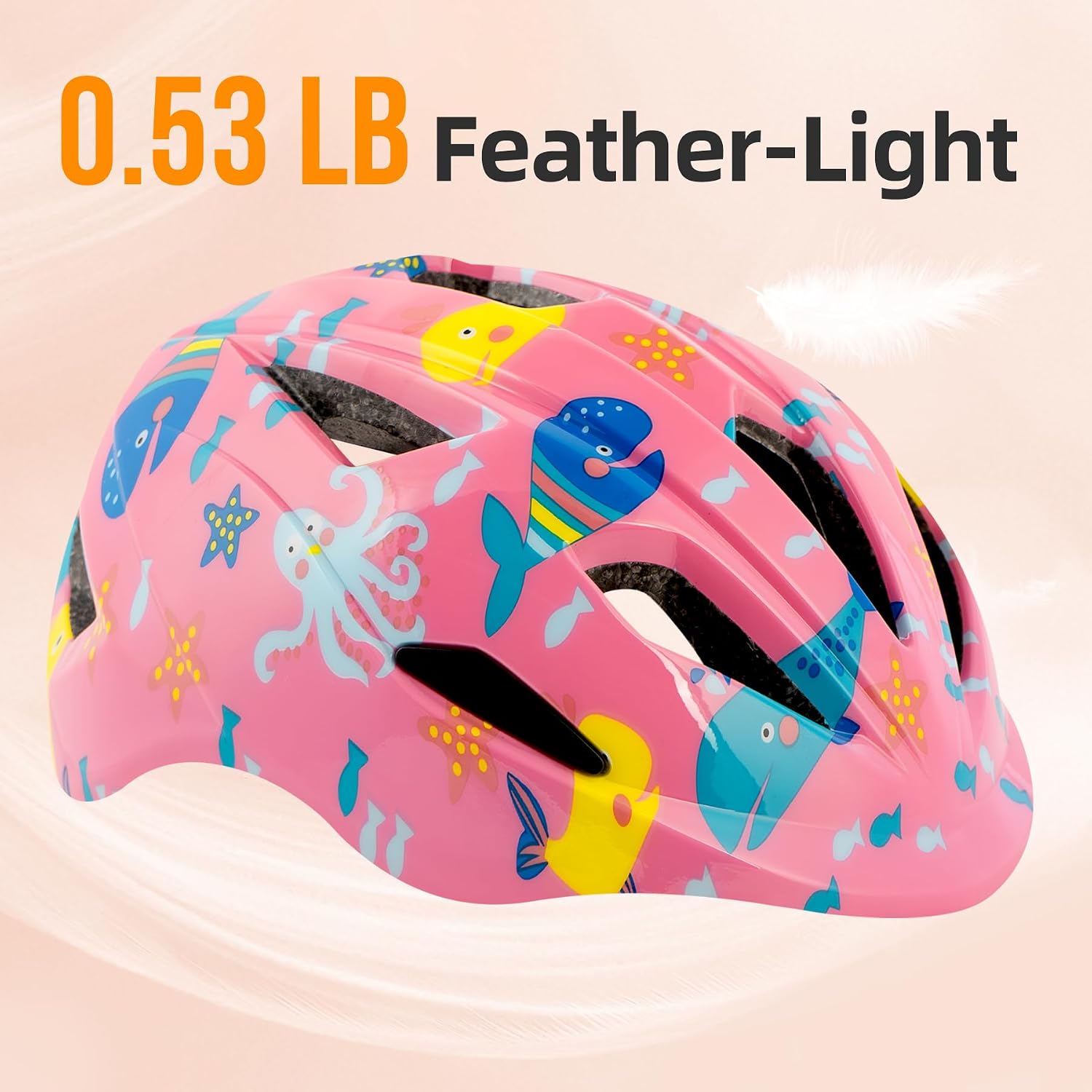 Detalle de Kids Bike Helmet Adjustable Multi-Sport Protective Helmet with ABS Shell & EPS Foam (CPSC/ASTM) for Toddlers, Kids & Youth