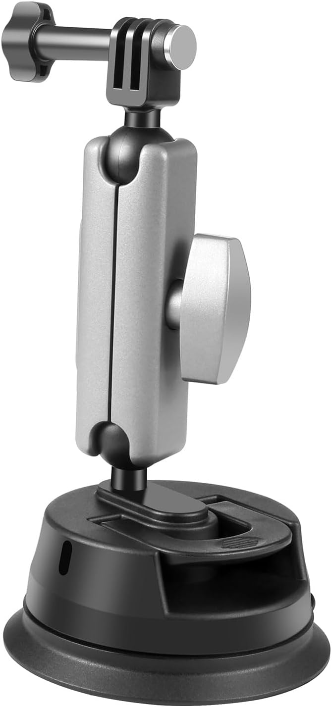 Detalle de PULUZ Saugnapfhalterung Upgrade: Tragbare Kamera-Saugnapfhalterung für GoPro, DJI Osmo Action und Insta360