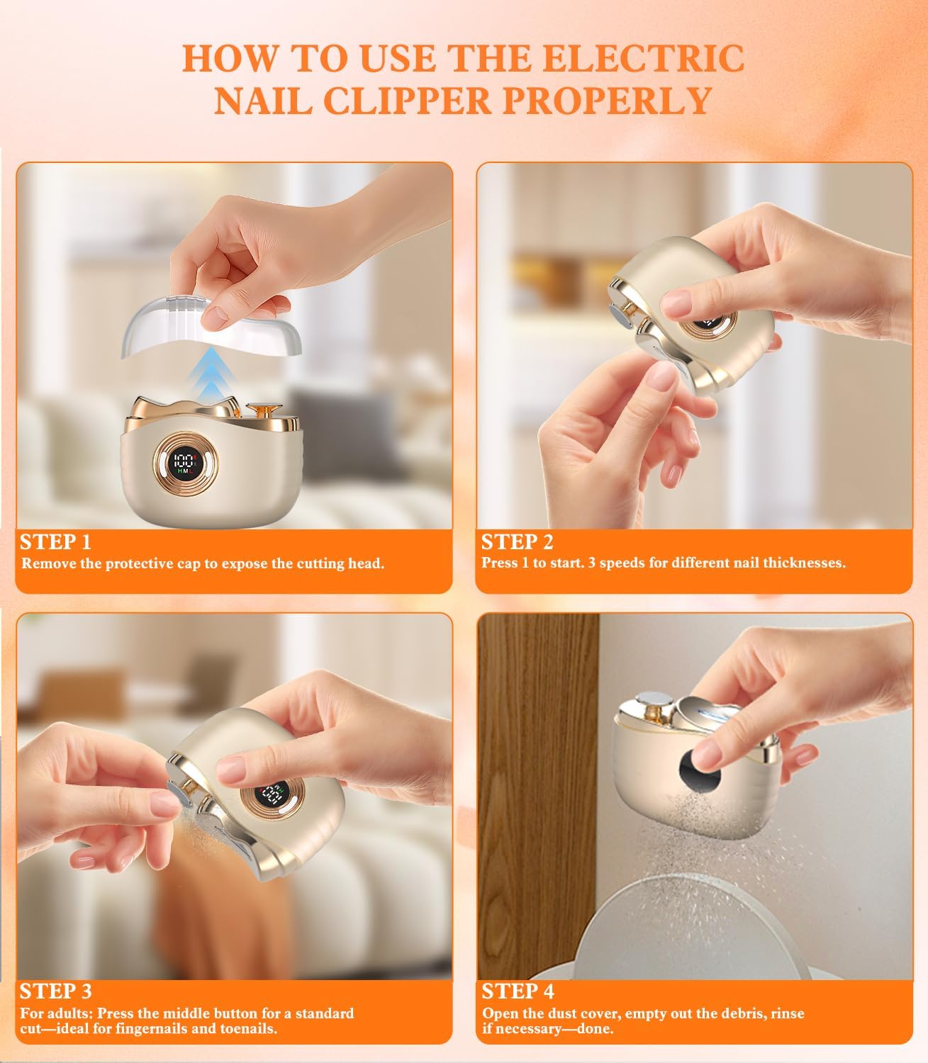 Detalle de Upgrad Electric Nail Clipper