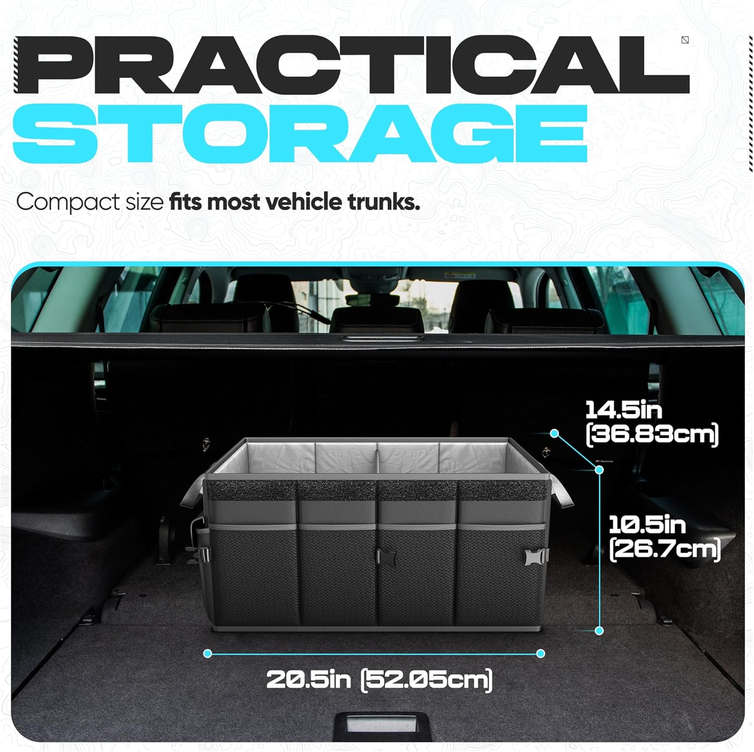 Thumbnail 3 de FORTEM Trunk Organizer 50L