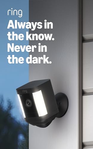 Thumbnail 1 de Ring Spotlight Cam Plus Battery (Black): HD Video, Color Night Vision, Two-Way Talk & Siren for Home or Business