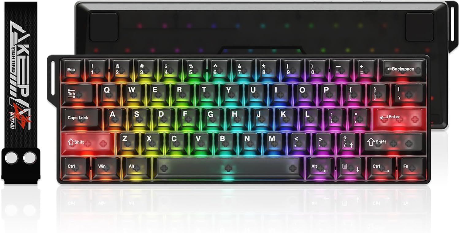 Detalle de DAREU COOL60 tastiera gaming magnetica 60%