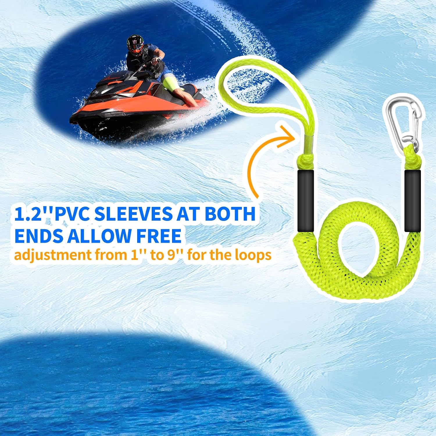 Detalle 2 de Bungee Dock Lines 4 ft