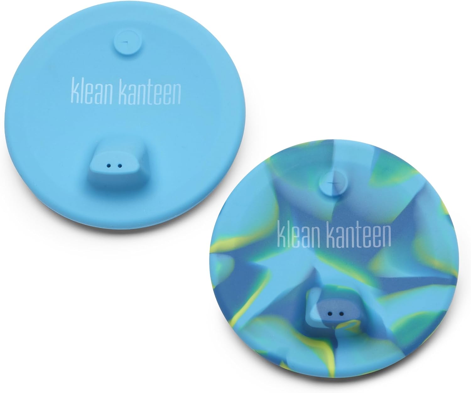 Detalle de Klean Kanteen Sippy – pokrywki do kubka 10 oz, 2 sztuki, Blue Tie Dye