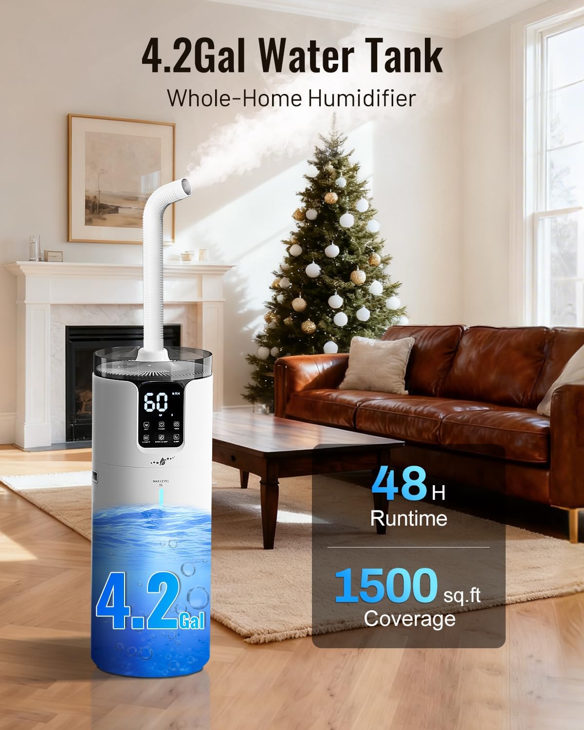 Detalle 2 de Lacidoll LCDJSQ-J19 16L Humidifier, Top-Fill, Humidity Control