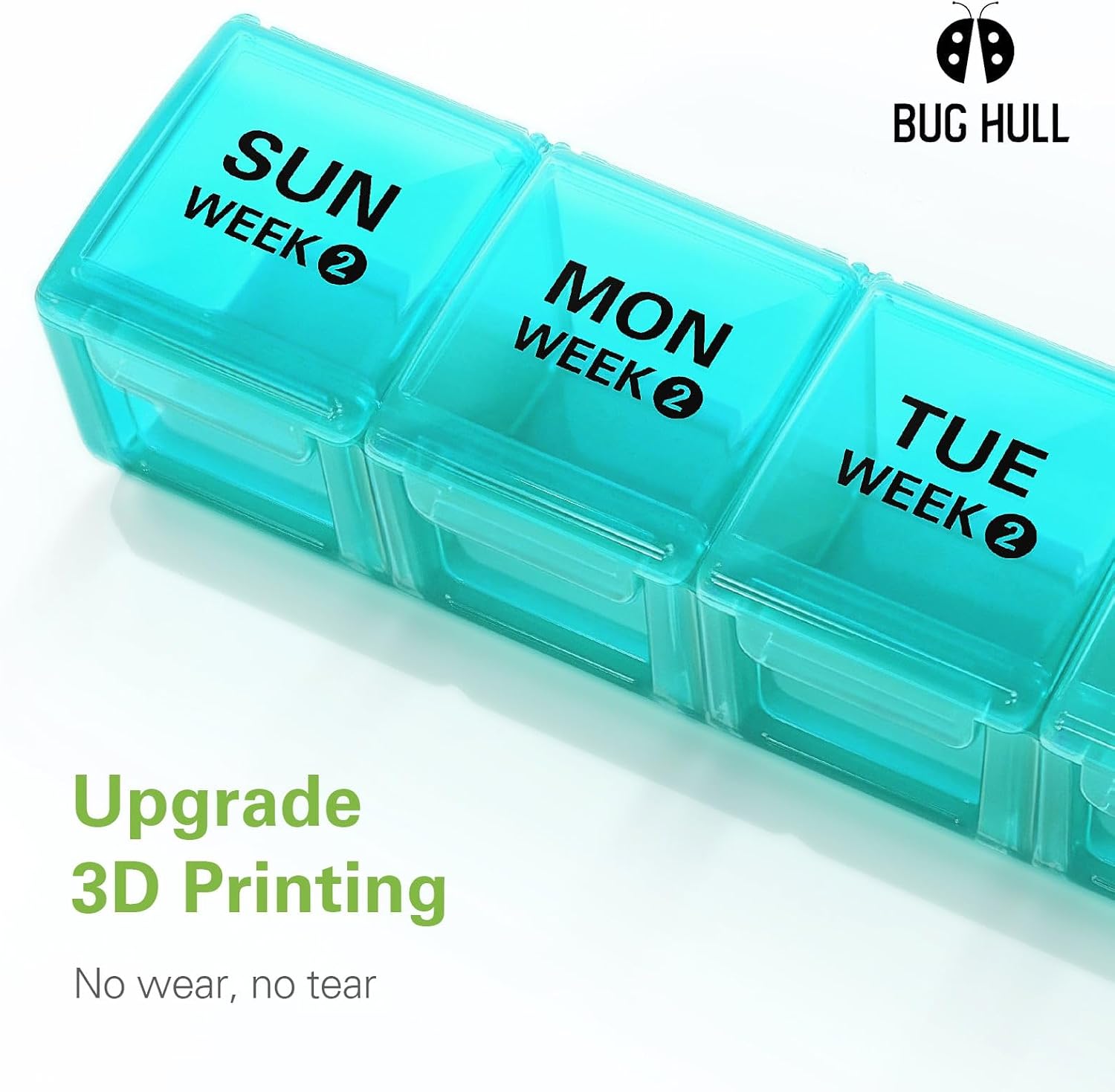 Thumbnail 3 de BUG HULL Monthly Pill Organiser, 28-Day