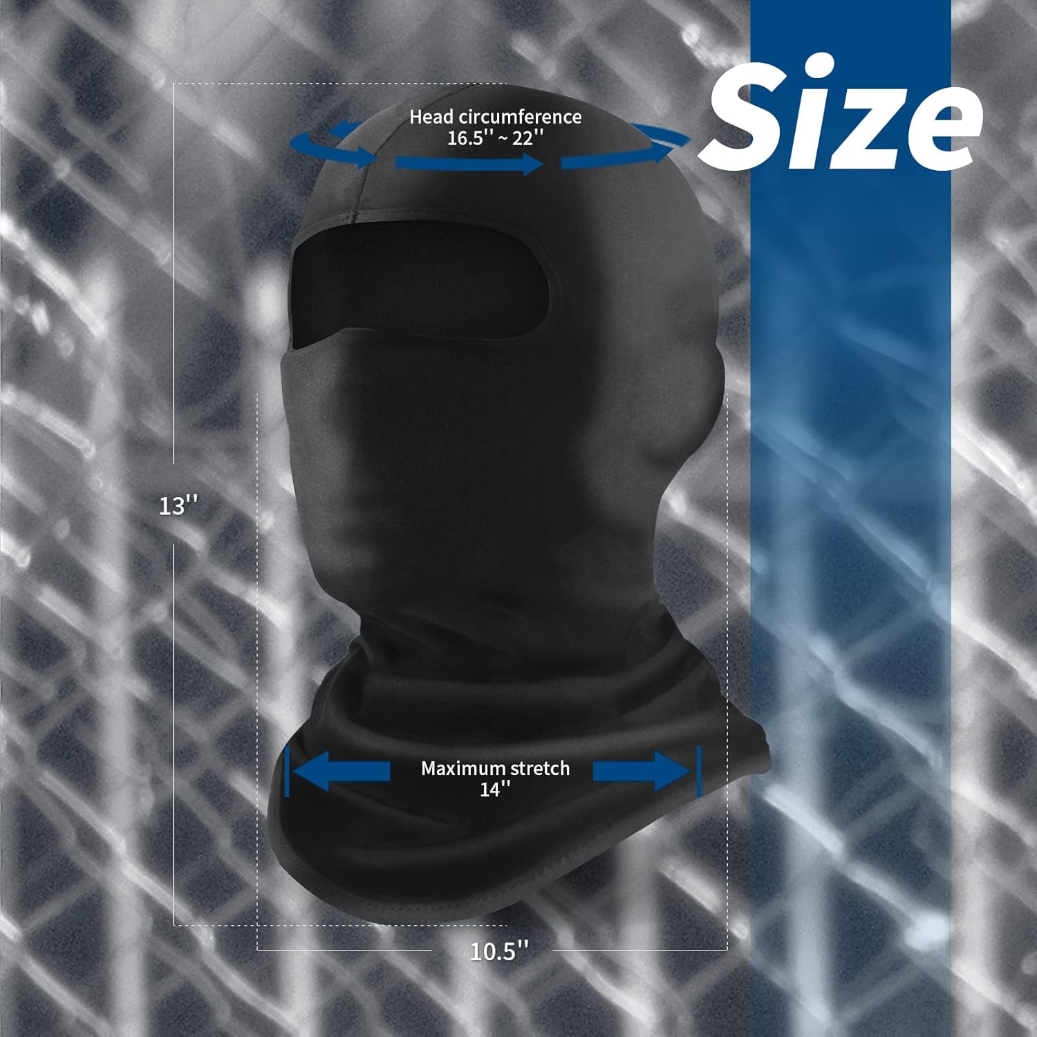 Detalle de YESLIFE 6-Pack Balaclava Ski Mask (Unisex) with UPF 50+ UV Protection for Skiing, Snowboarding & Riding, 6 Colors