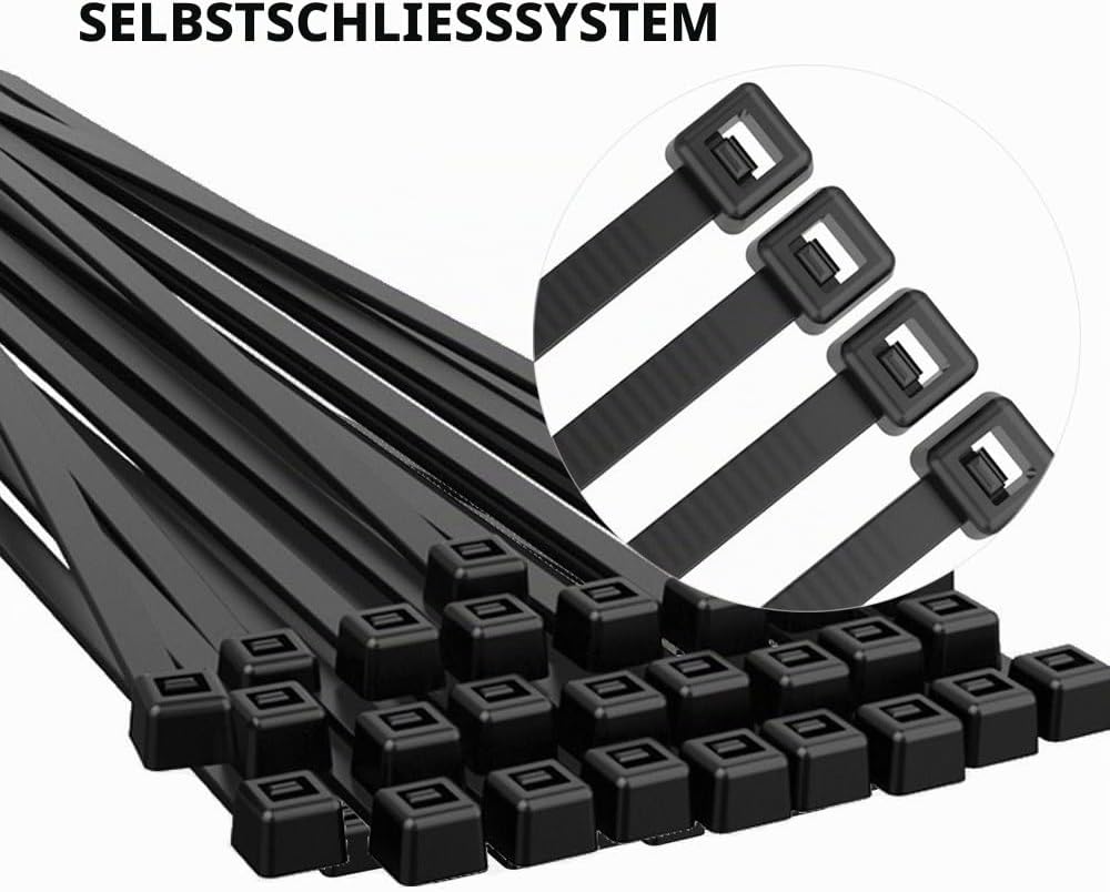 Detalle 2 de Beshine Kabelbinder 300 mm 250 Stück