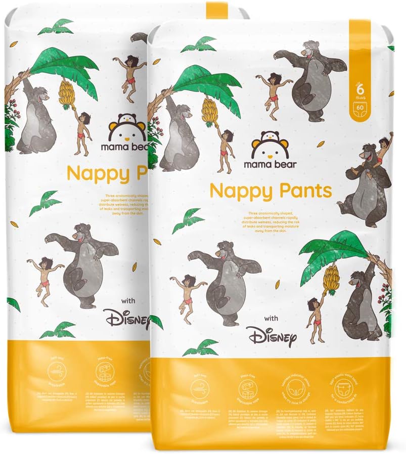 Thumbnail 6 de by Amazon Disney Nappy Pants – Size 7 (17+ kg), 112 Pants (2 Pack x 56)