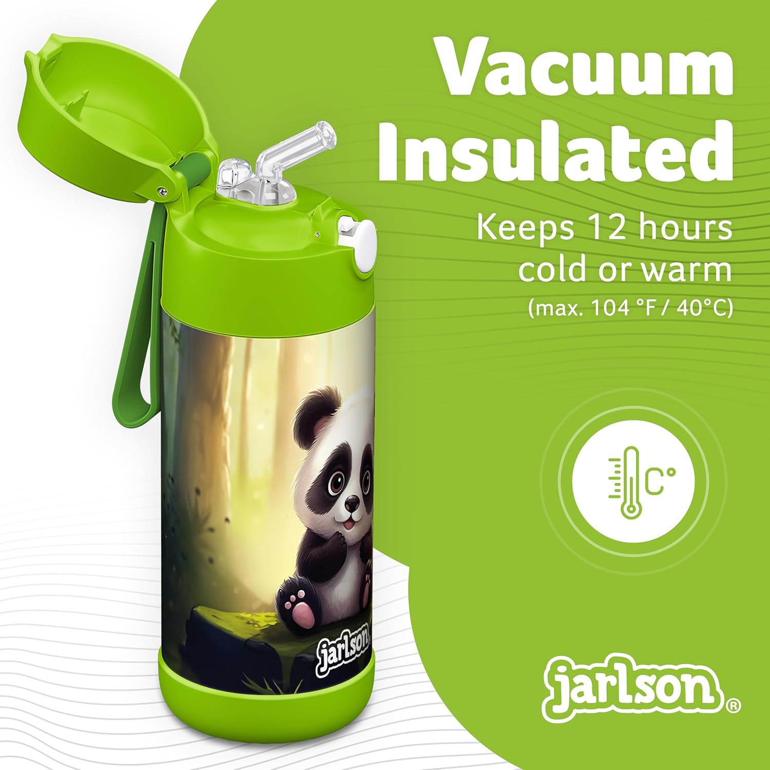 Detalle 2 de Jarlson CHARLI 350ml borraccia termica per bambini 📗