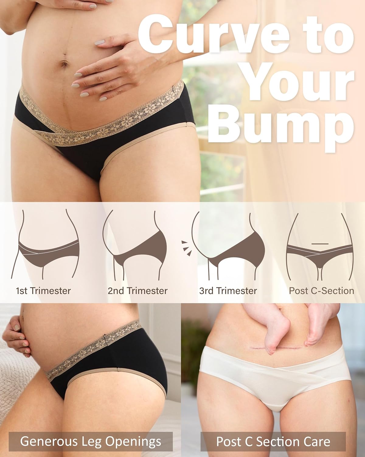 Detalle de Intimate Portal Umstandsunterhosen 6er-Pack 🩲