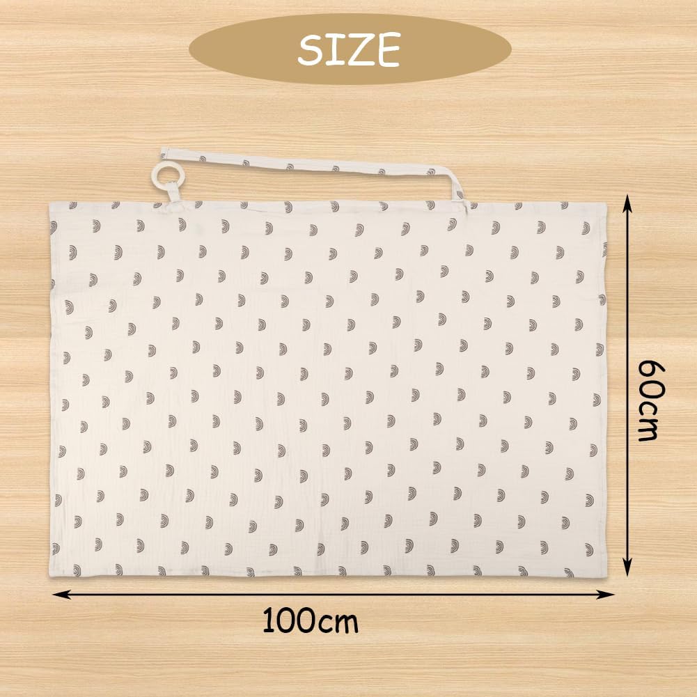 Detalle 2 de Aolso Breastfeeding Cover Muslin 360°
