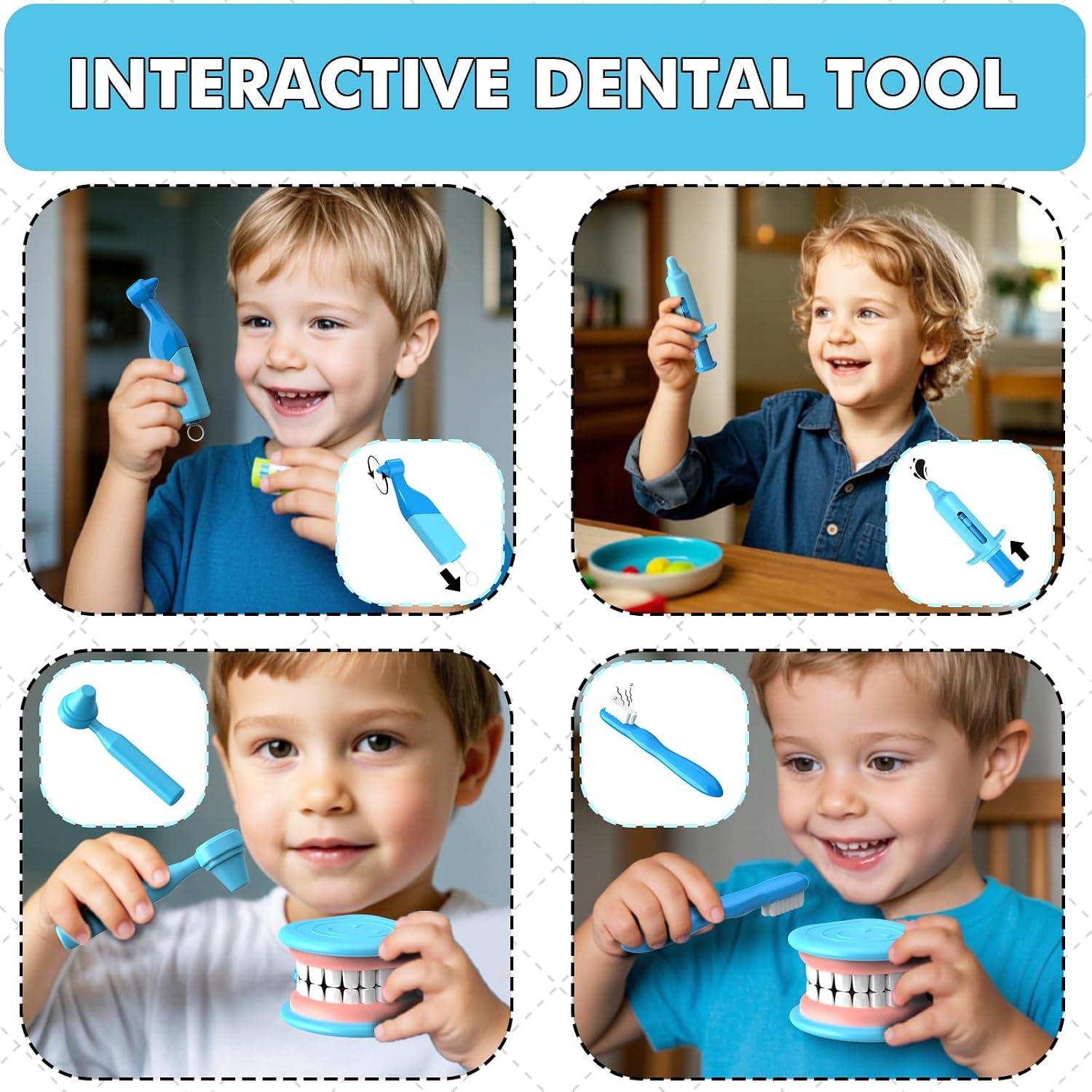 Thumbnail 4 de Dentist Role Play Set for Toddlers 3-5