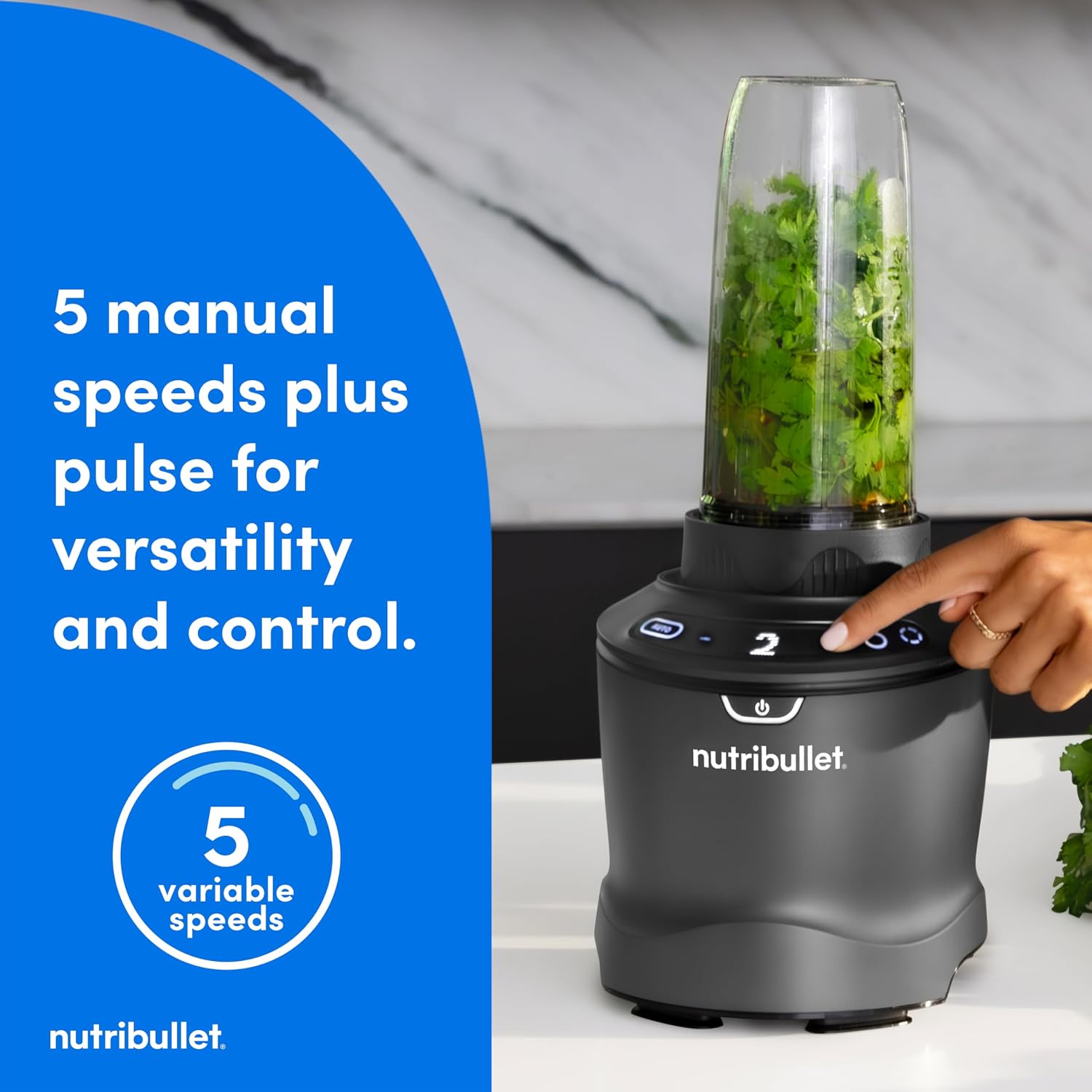 Thumbnail 3 de NutriBullet SmartSense 1400W blender 🥤