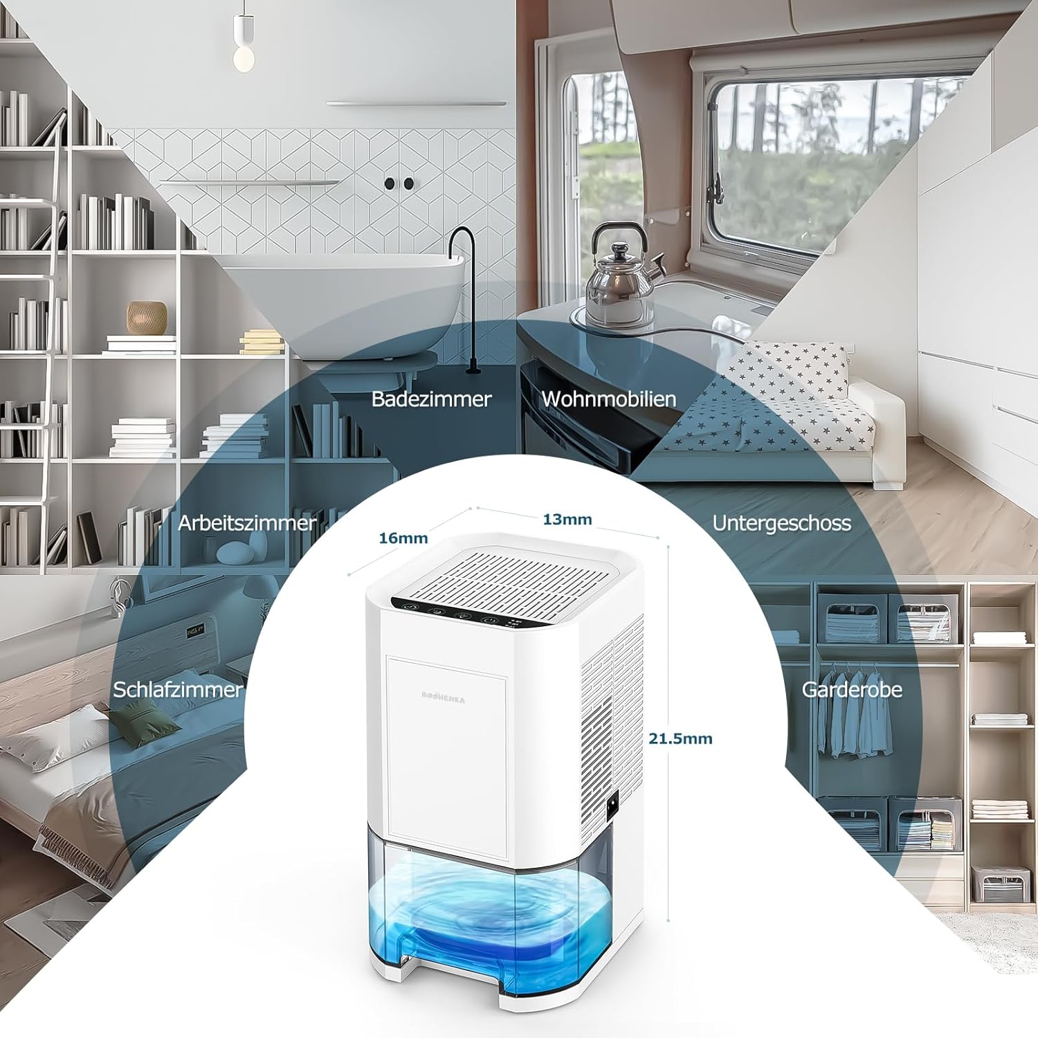 Thumbnail 3 de Luftentfeuchter elektrisch 1200 ml
