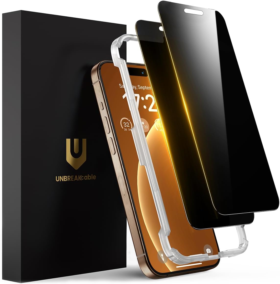 UNBREAKcable Película de Privacidad para iPhone 16 Pro