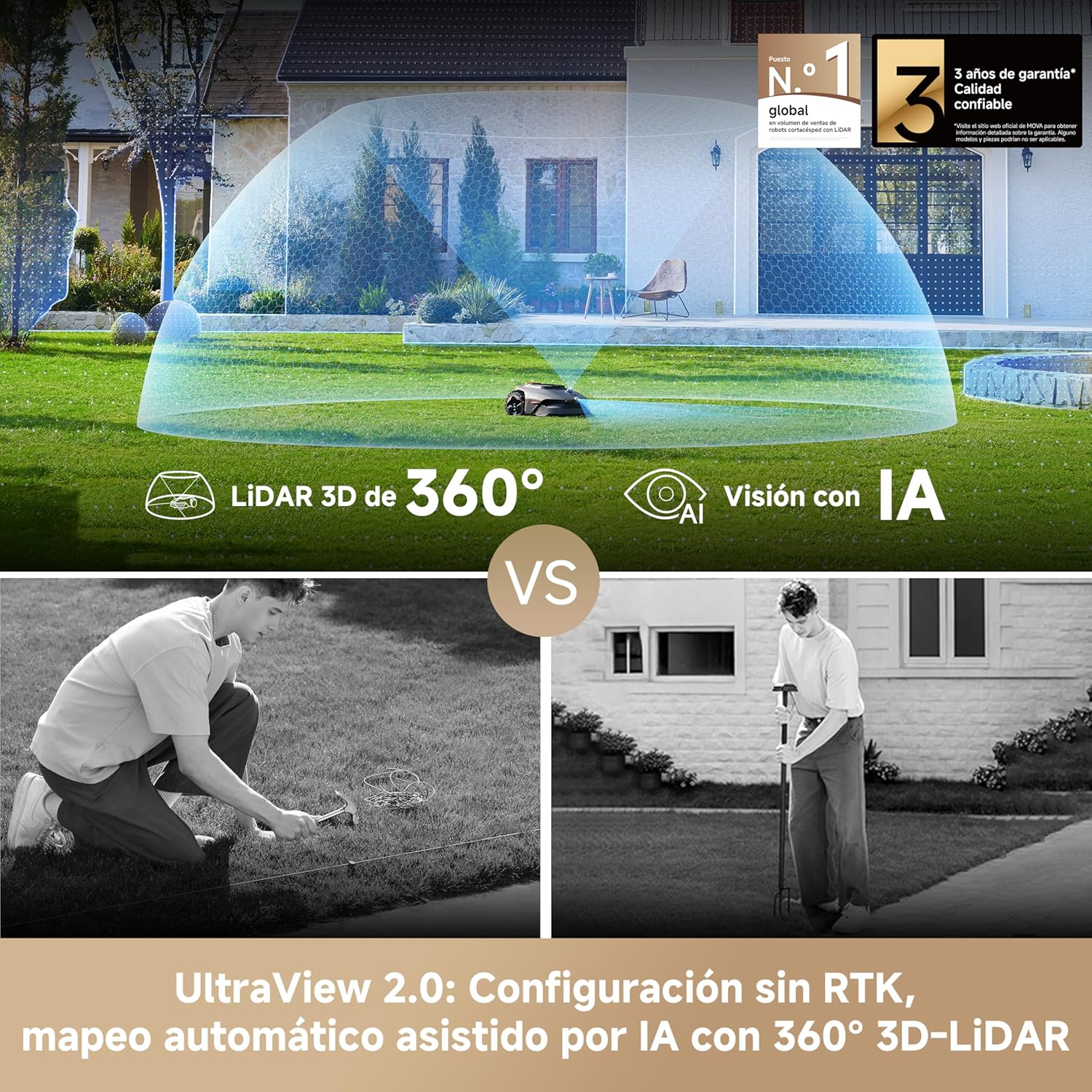 Thumbnail 1 de MOV A LiDAX Ultra 800 Robot cortacésped
