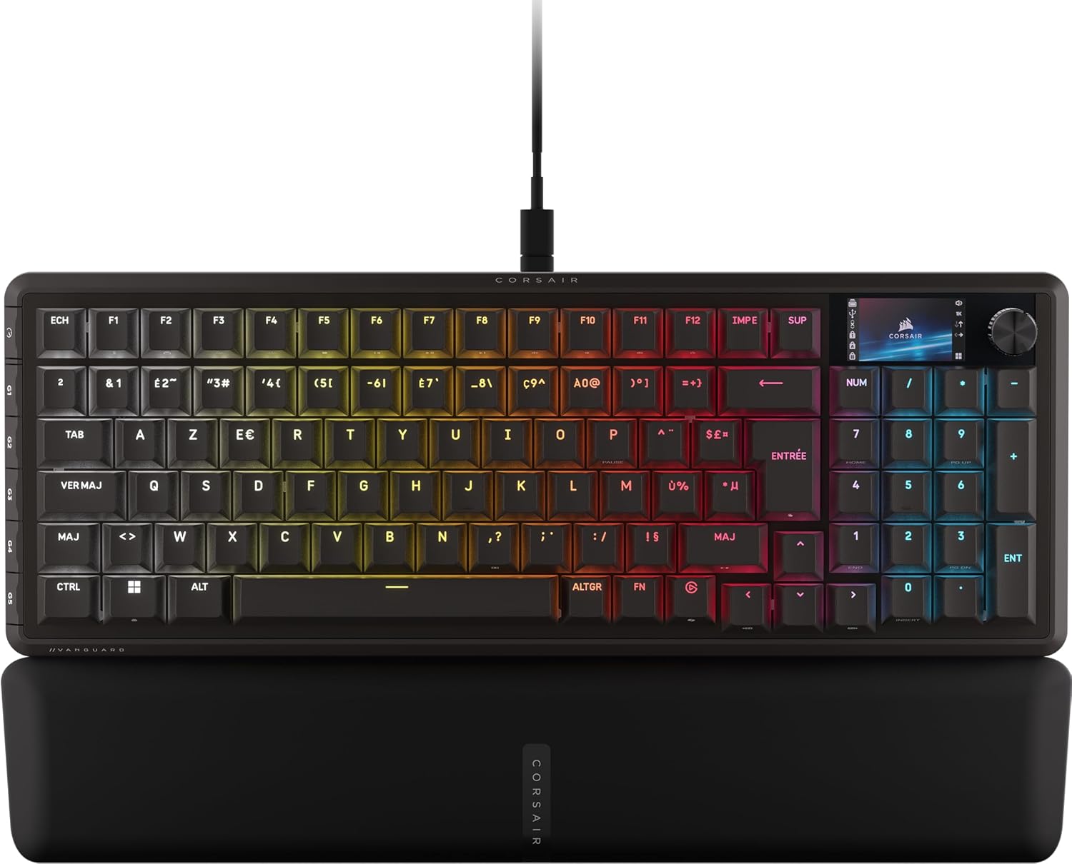 Detalle de CORSAIR Vanguard Pro 96 clavier 96% Hall Effect