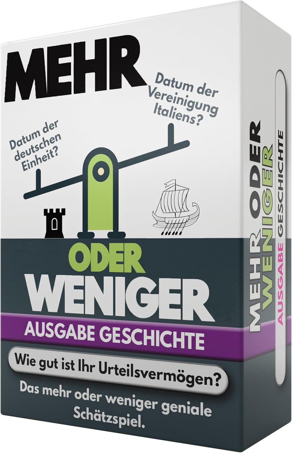 Detalle de More or Less „Mehr oder Weniger“-Kartenspiel (Ausgabe Geografie) von More or Less