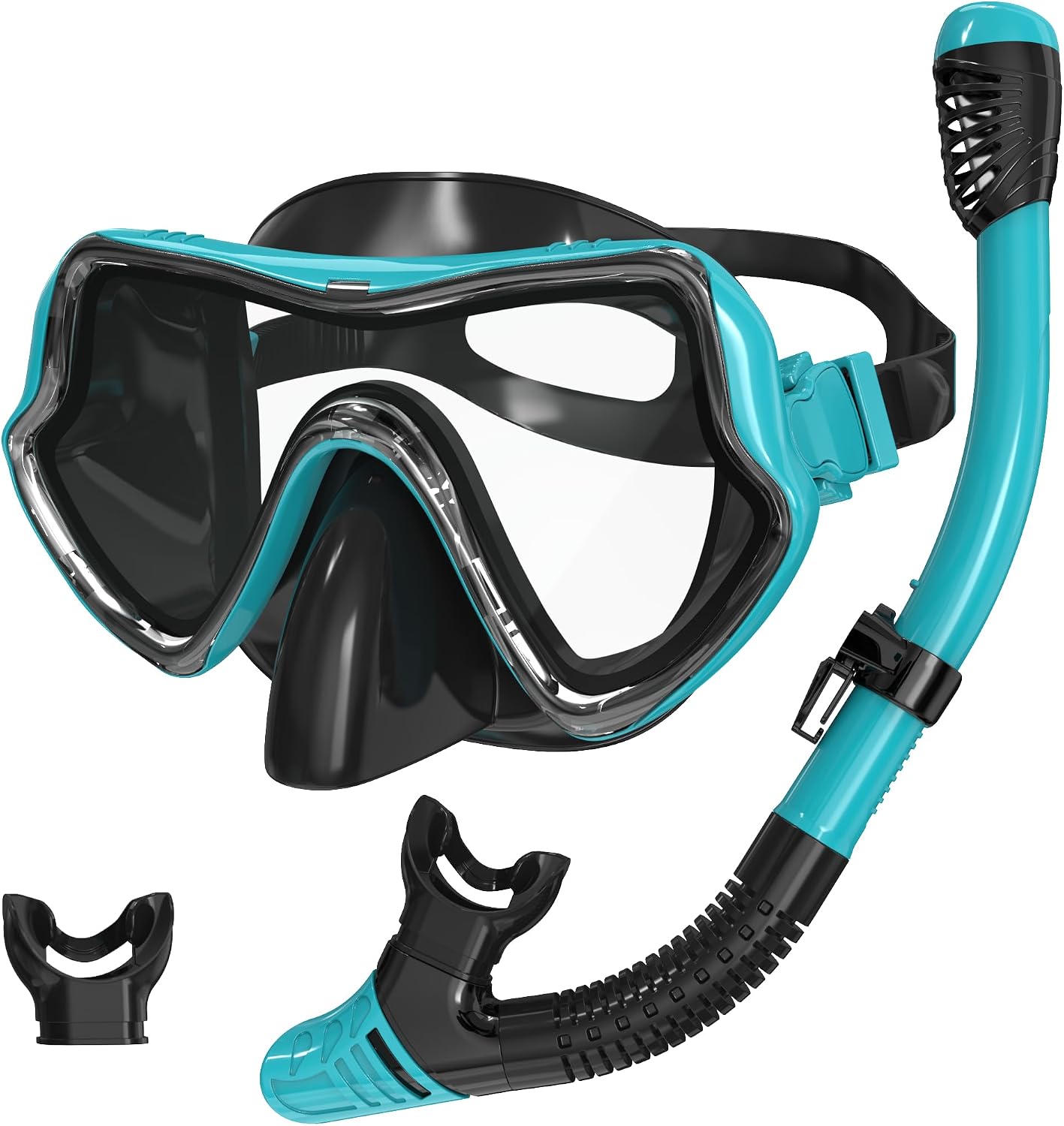 Thumbnail 6 de G2RISE SN02 Snorkel Set Adults — Dry Top, Breath Easy Airflow Tech (2-Pack)