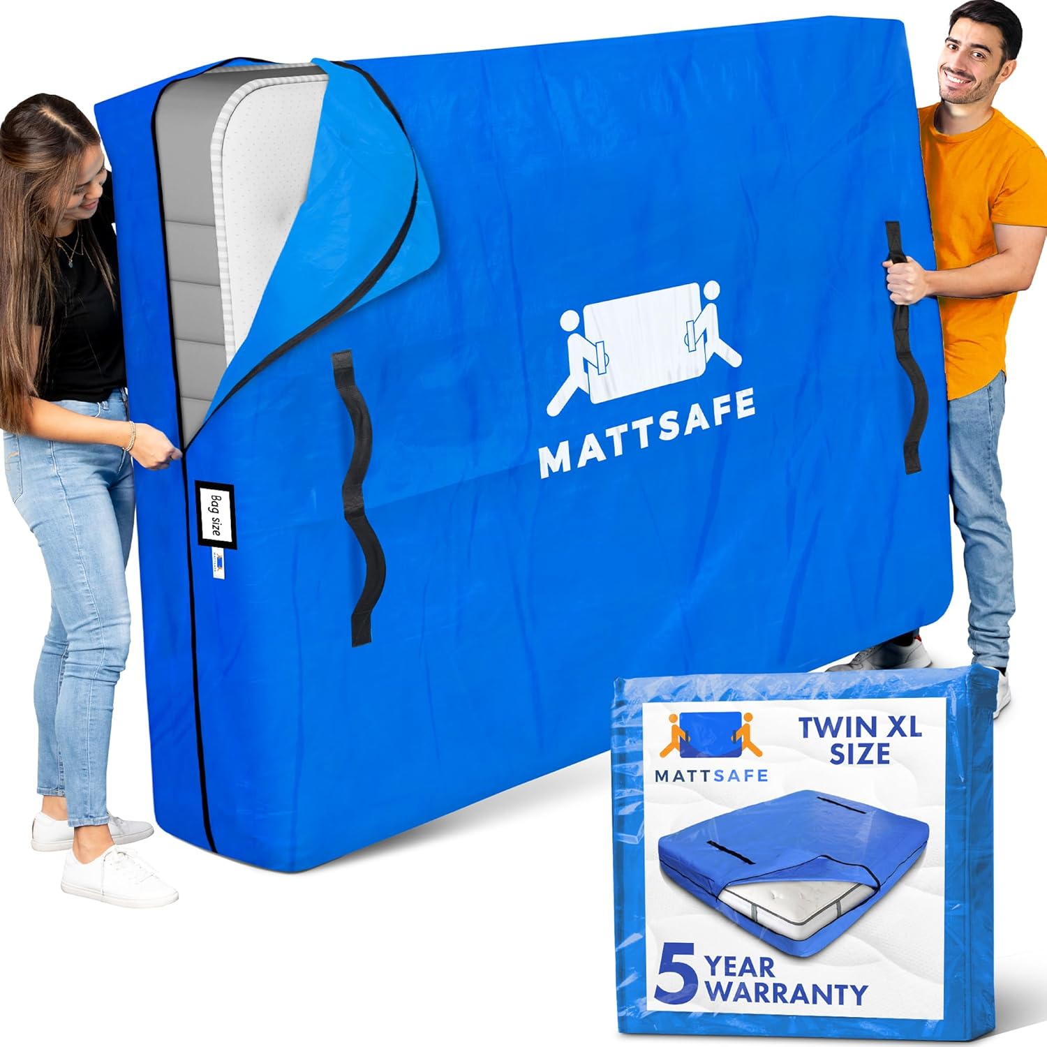 Thumbnail 6 de Nordic Elk Mattress Bags Queen 8-Handle Moving Cover