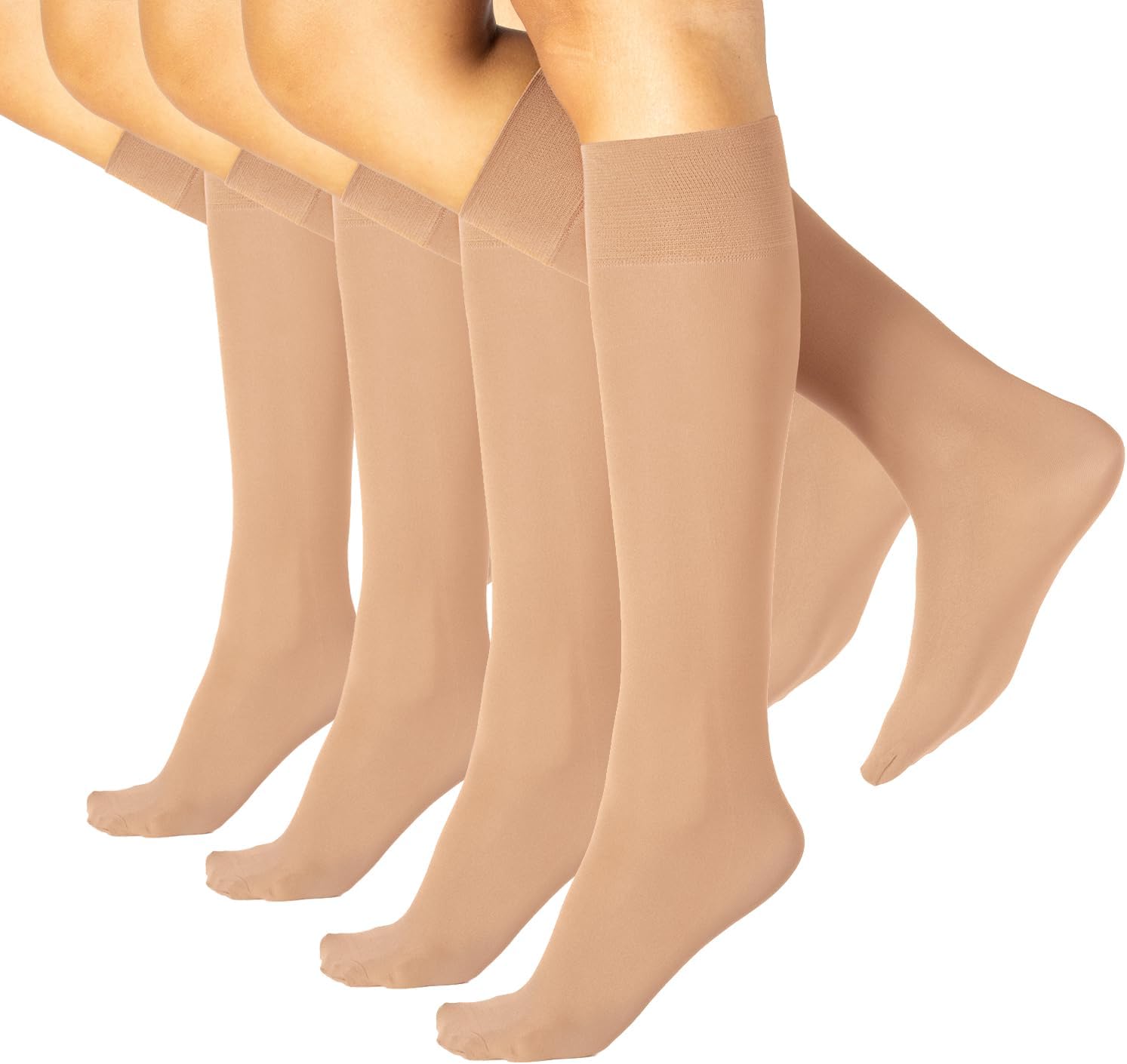 Thumbnail 6 de CALZITALY 4 Paires Mi-Bas Opaque 40 DEN en Microfibre – Made in Italy