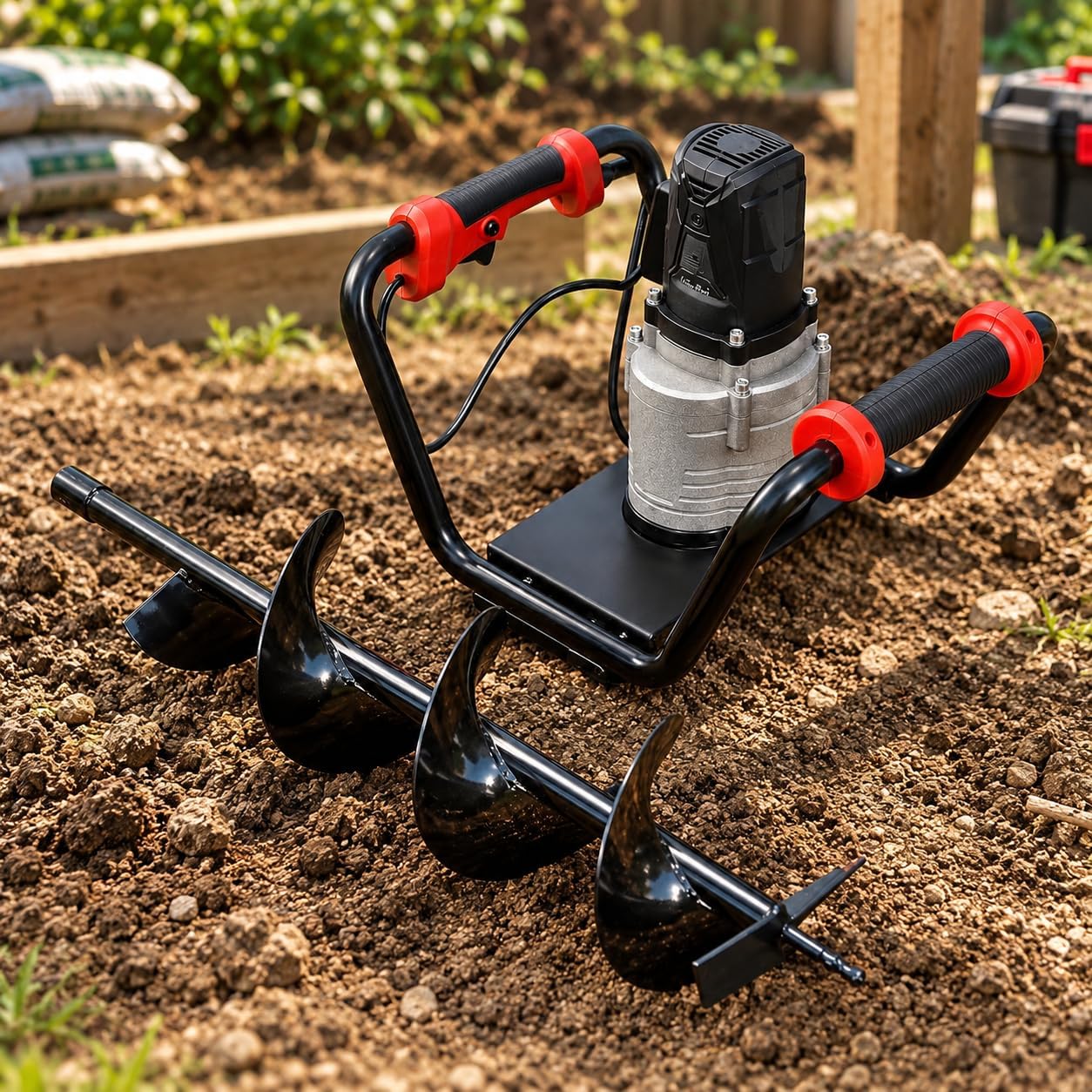 Thumbnail 6 de XtremepowerUS 85060 Electric Post Hole Digger, 1500W with 6-Inch Auger