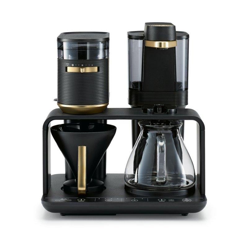 Detalle de Melitta Epos cafetera de goteo (8 tazas) con molinillo integrado y boquilla giratoria 360°