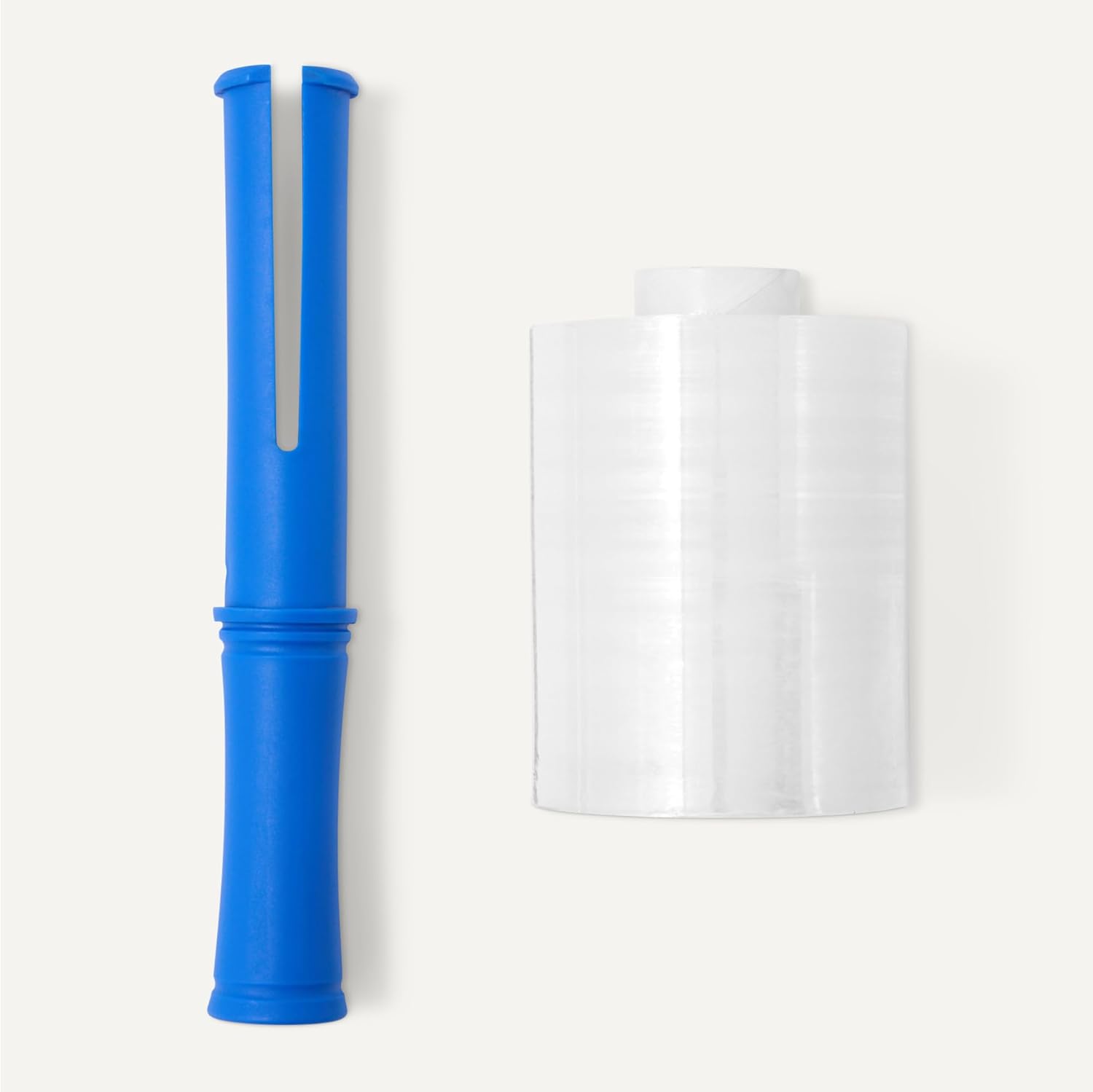 Detalle de Amazon Basics Stretchfolie 12,7 cm x 304,8 m – 1 Rolle mit Griff, Transparent
