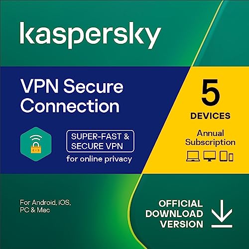 Detalle de Kaspersky Secure Connection | 5 Devices, 1 Year – UK