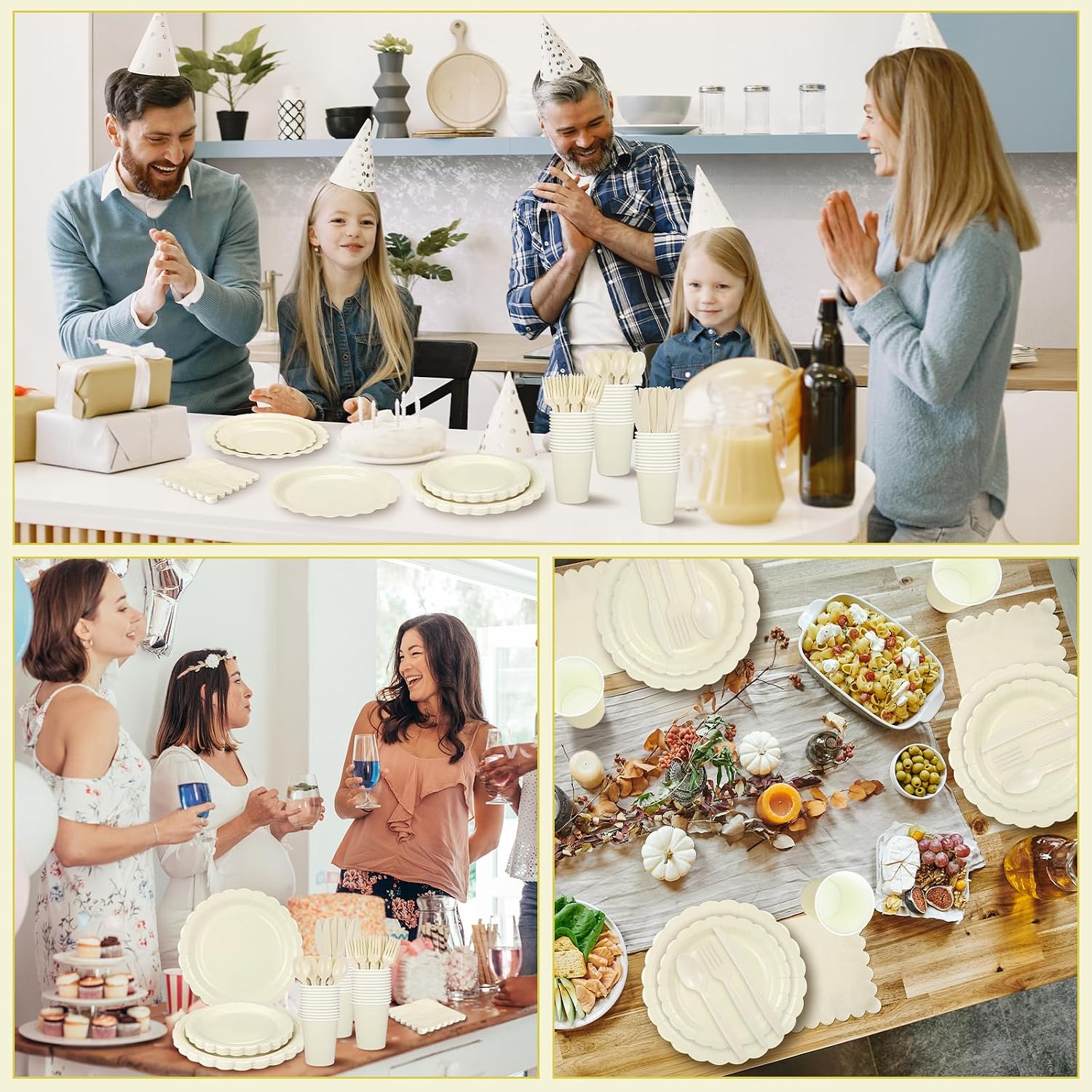 Thumbnail 6 de Xiangqu 350 Pc ivory dinnerware set