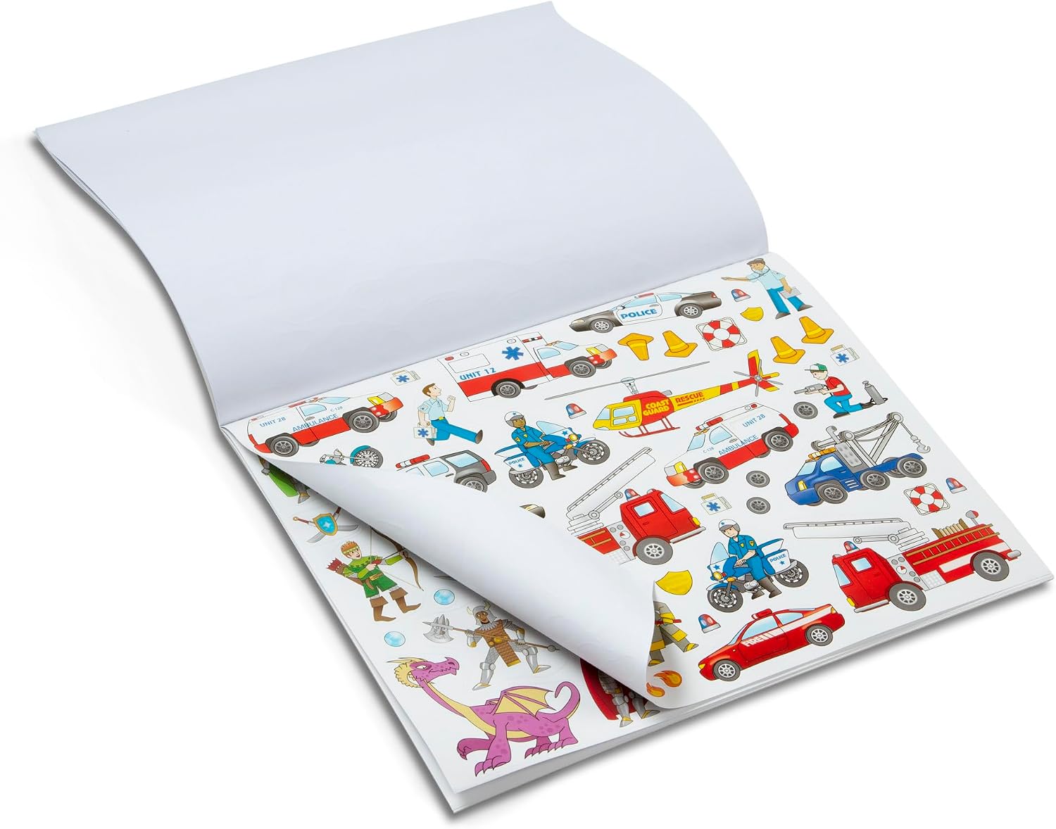Detalle 1 de Melissa & Doug Sticker Collection Book 500+ 🎨