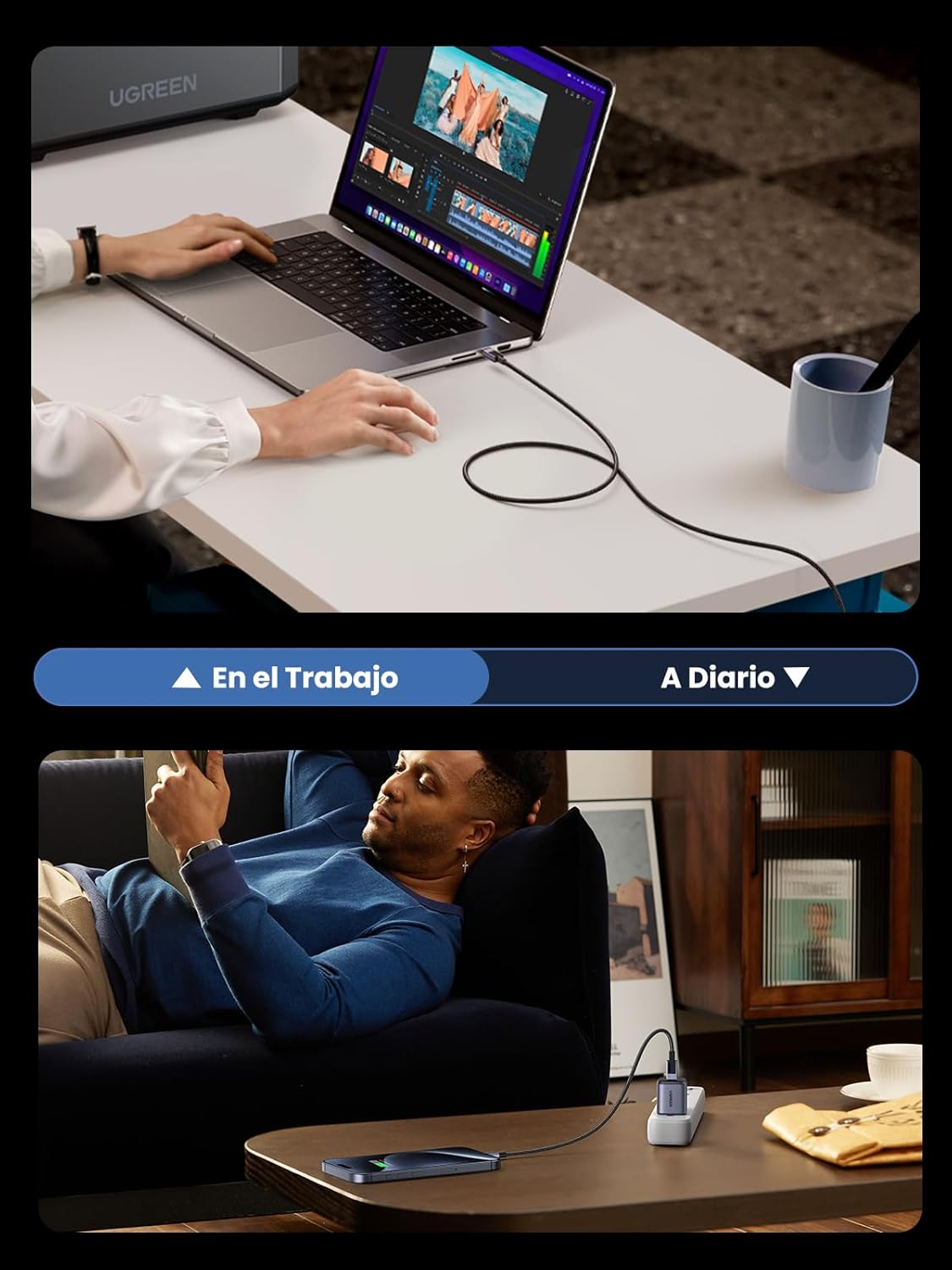 Thumbnail 7 de UGREEN Cable USB C PD3.1 240W 🚀 Carga Rápida 2M