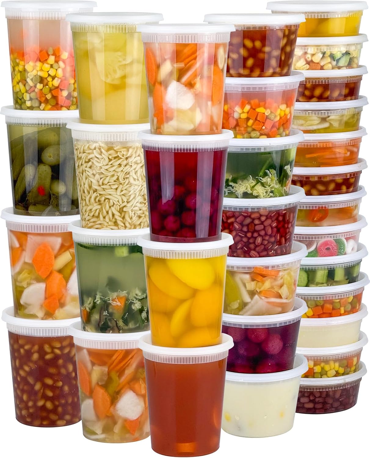 Detalle de Dipoo 60 Sets deli containers 🥡