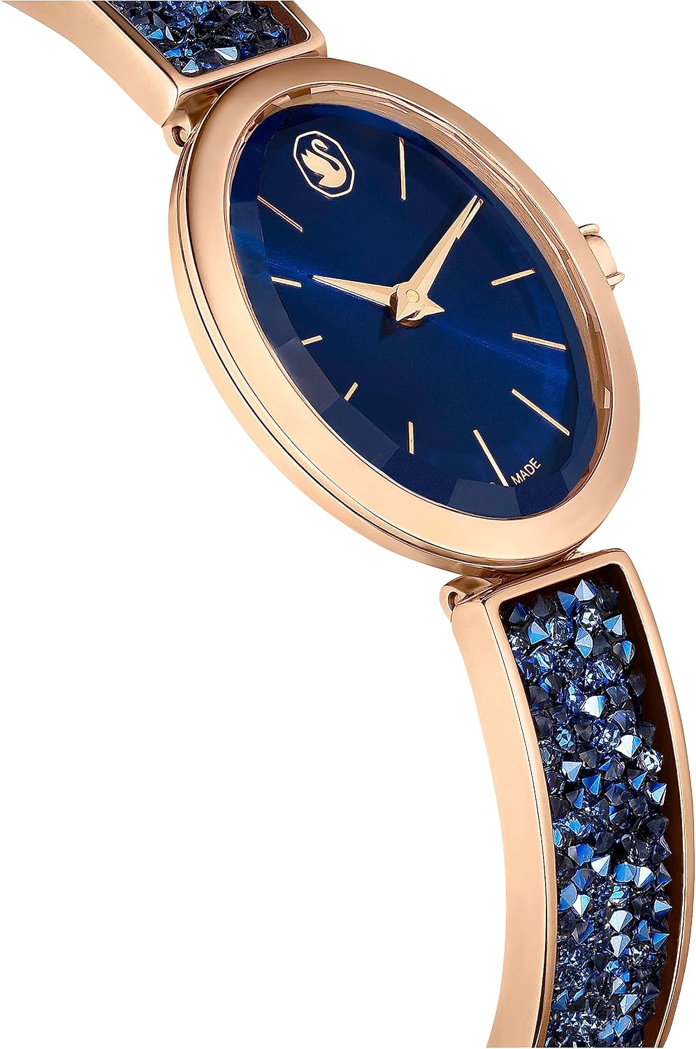 Detalle 1 de Swarovski Oval Watch, Blue Dial