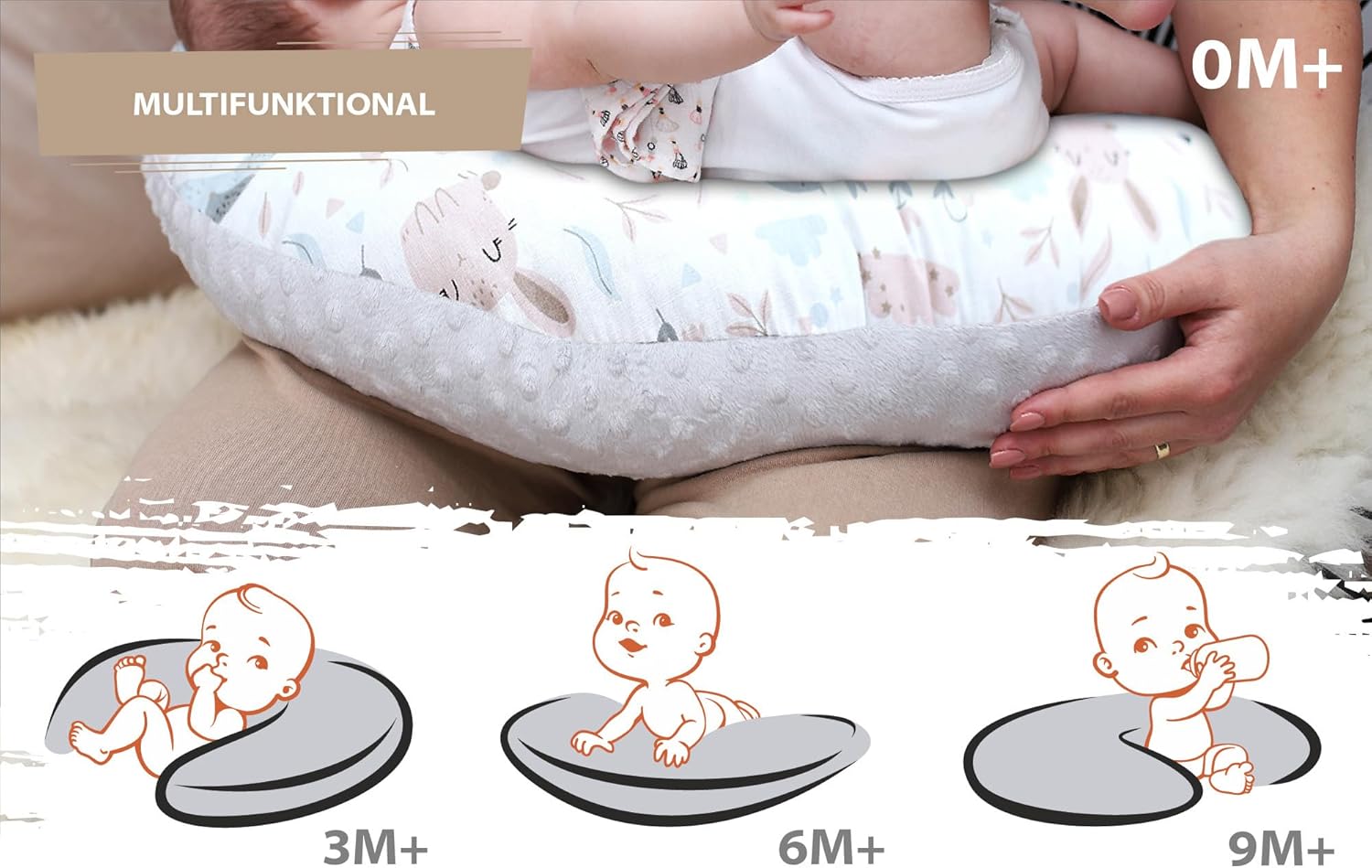 Thumbnail 5 de Totsy Baby Cojín Lactancia y Embarazo 🍼 130 cm