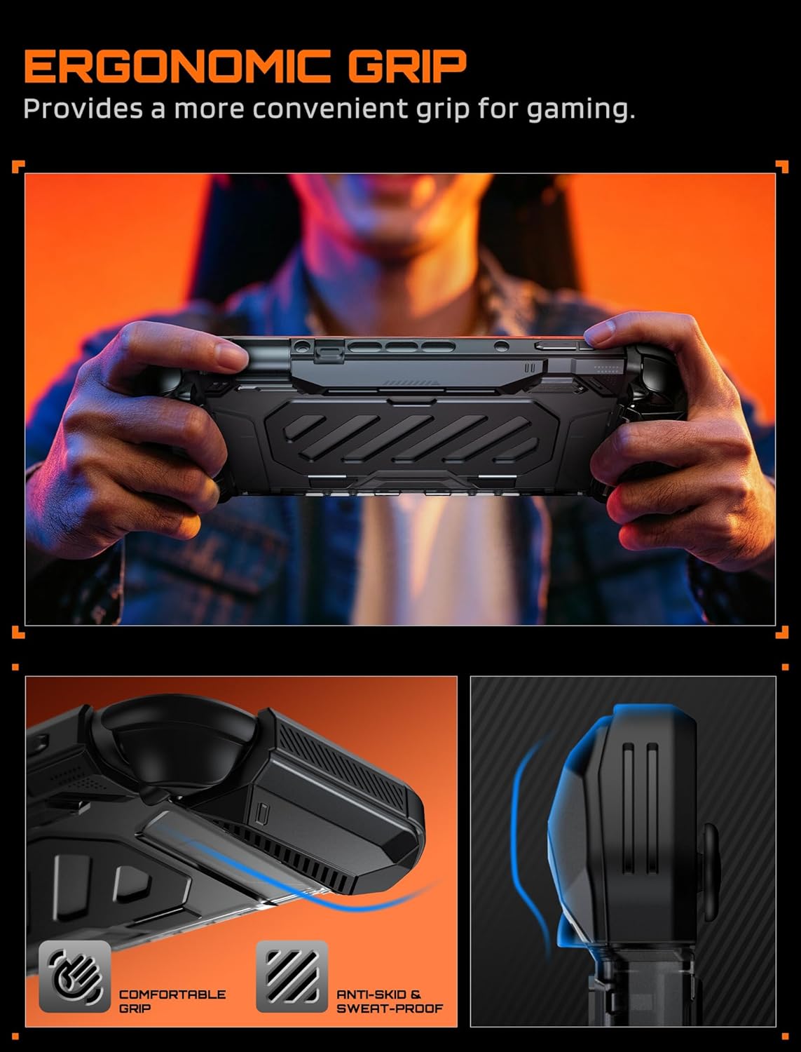 Detalle de SUPCASE Dockable Case for Nintendo Switch 2 with Foldable Aluminum Stand