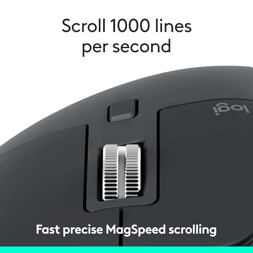 Thumbnail 2 de Logitech MX Master 3S Bluetooth Wireless Mouse (Graphite) – No Receiver