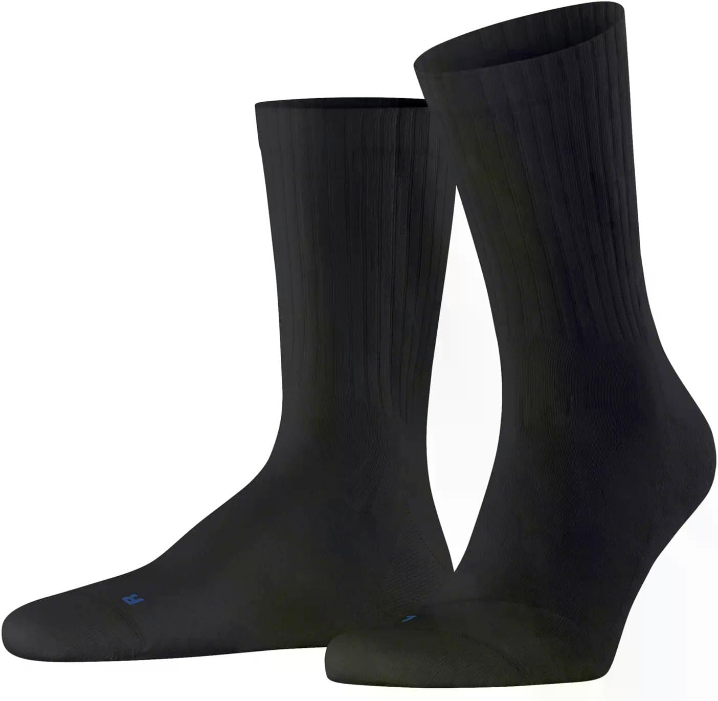 Detalle de FALKE mixte Run Rib Crew: chaussettes côtelées mixtes, semelles bouclette et coton fonctionnel