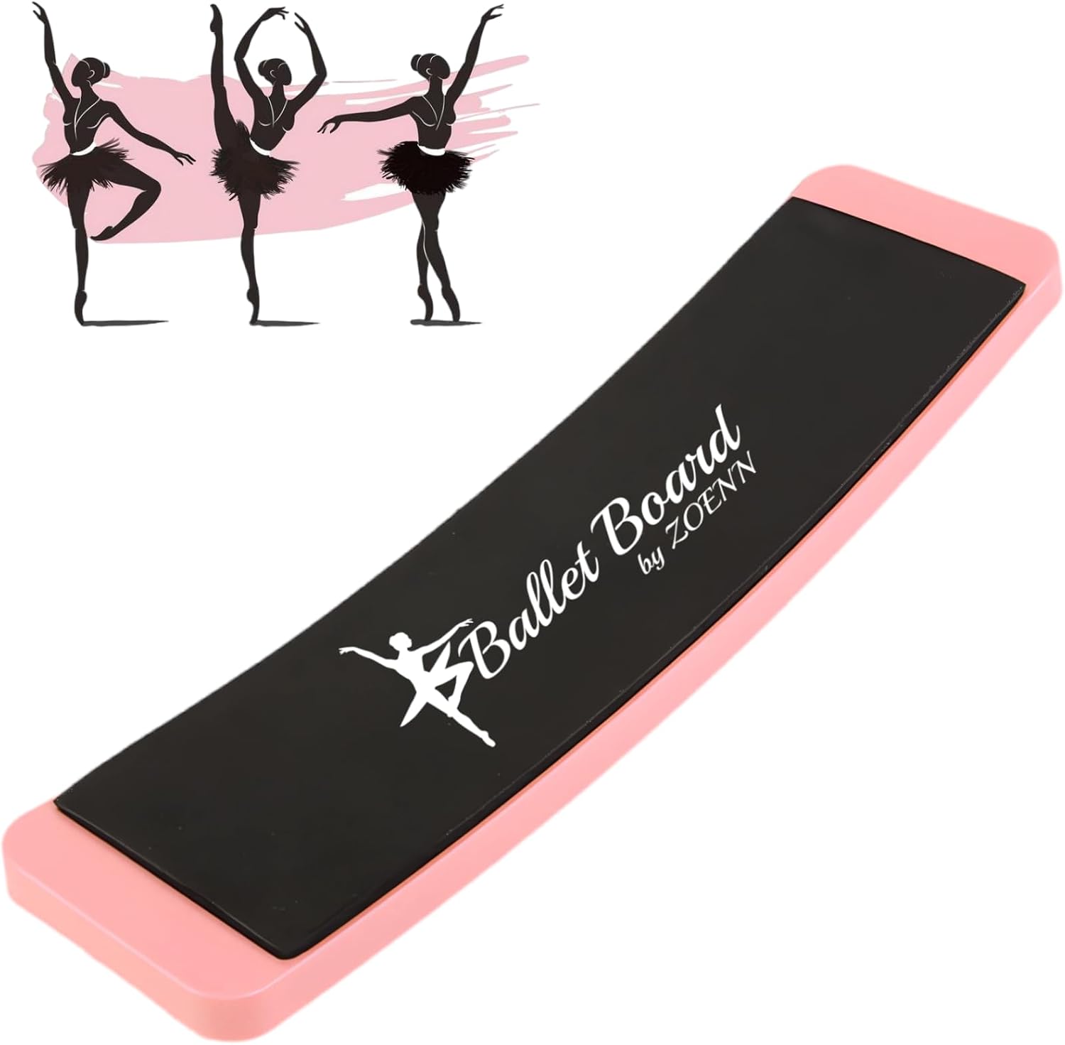 Detalle de ZOENN Turn-Board Dance Turning Board, Pink, 29 cm with EVA Foam Pad
