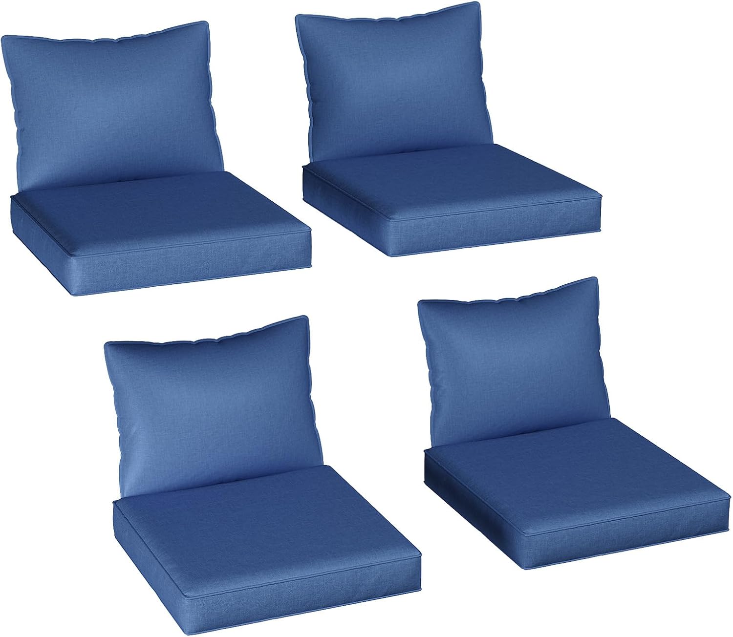 Detalle de Aoxun Outdoor Furniture Cushions, 4-Piece Set