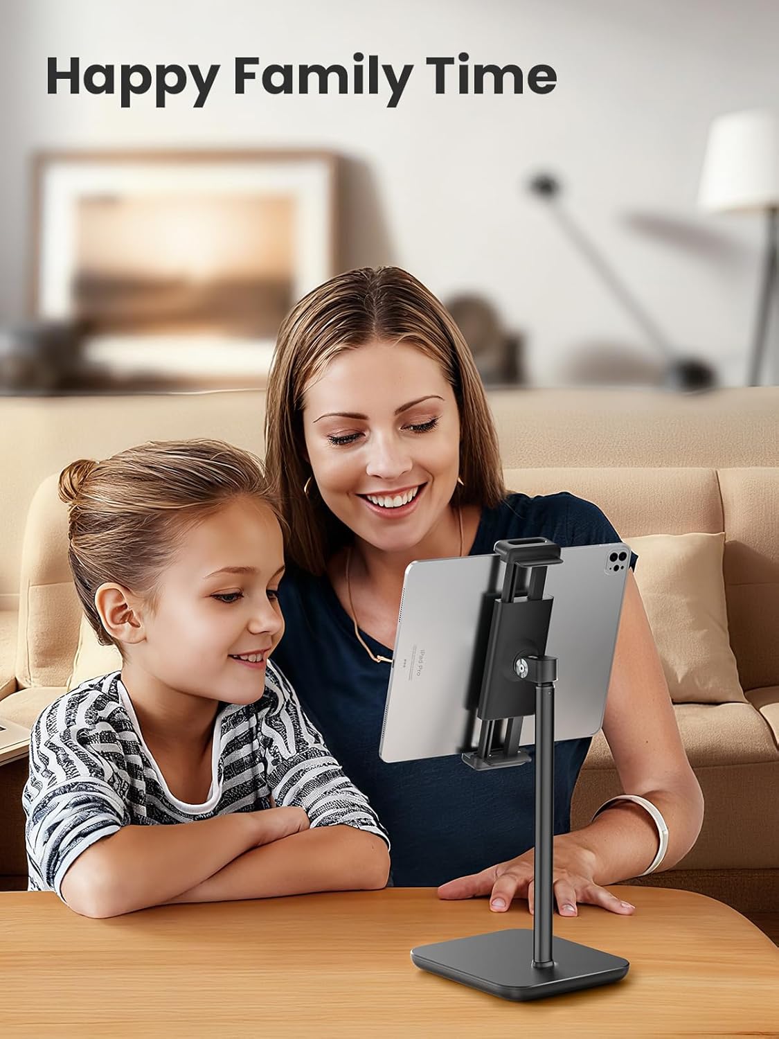 Thumbnail 6 de tounee Height Adjustable Tablet Stand with 1.6 kg Support – Portable, Ergonomic & Compatible for 11.9–39.6 cm devices