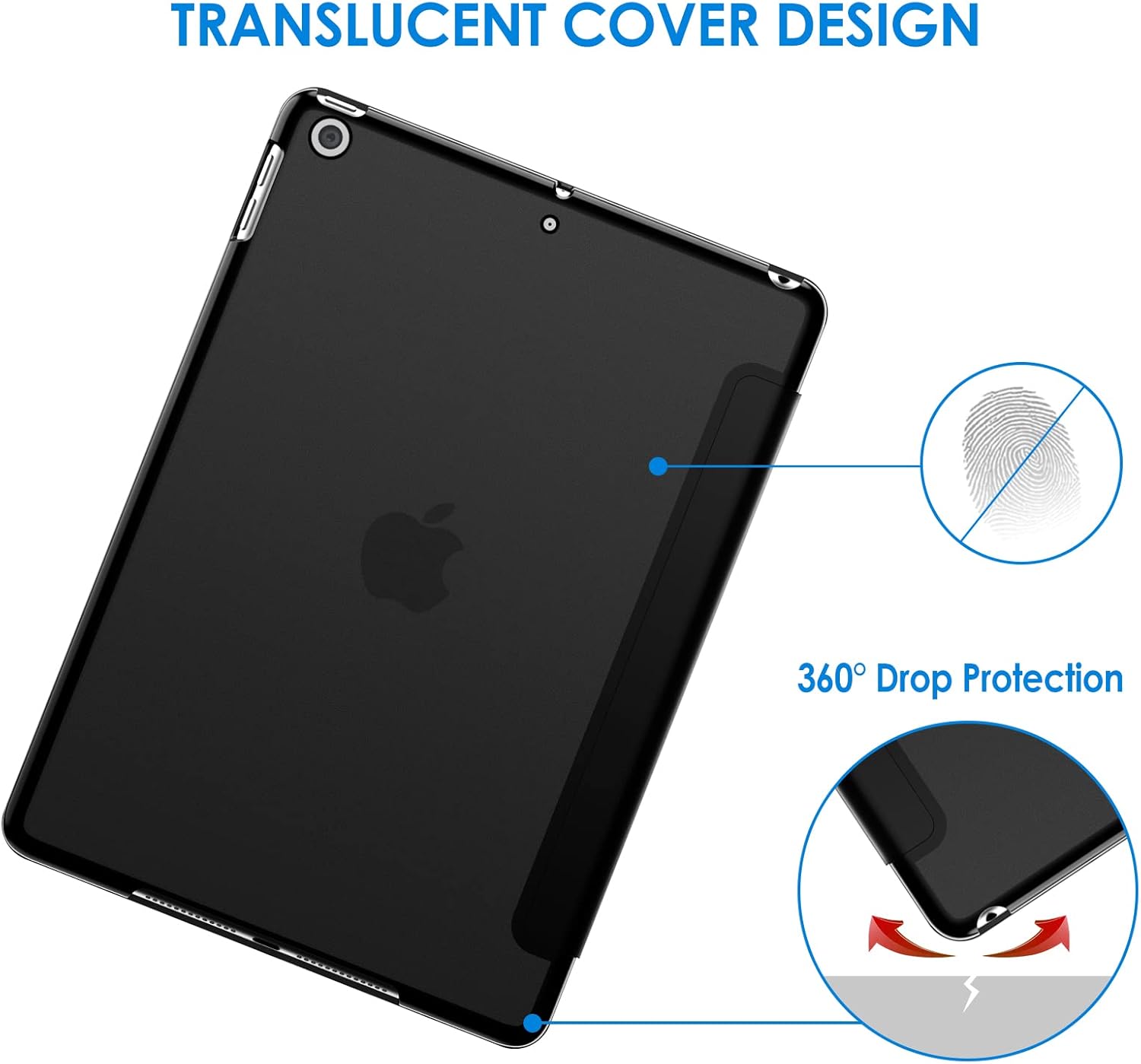 Thumbnail 3 de JETech Case for iPad 9.7-Inch Smart Cover
