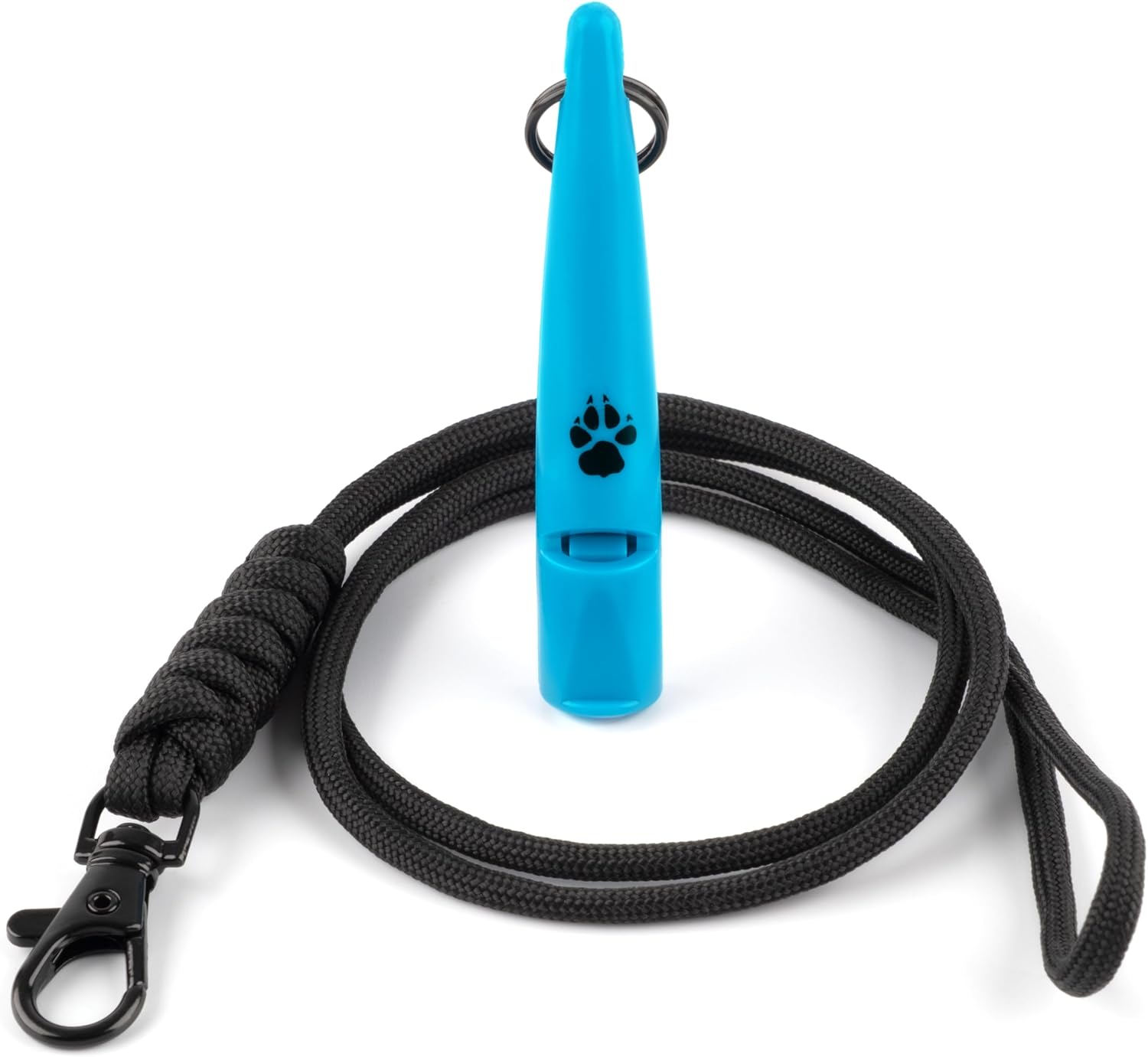Thumbnail 6 de TDL Gun Dog Training Whistle with Lanyard – loud, solid tone dog recall whistle (black with navy rope)