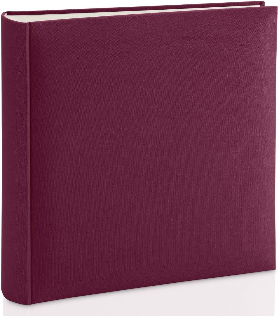 Detalle de Hama Jumbo Album (Linen Look) – Wine red, Universal photo album