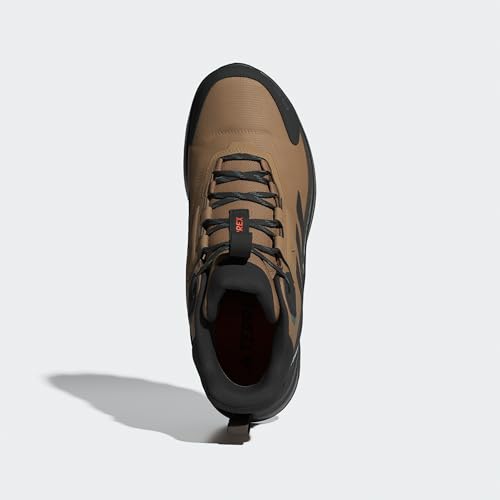 Detalle de adidas Herren Terrex Anylander Mid Rain.Rdy Wanderschuh – Cardboard/Core Black/Shadow Olive, EU 43 1/3