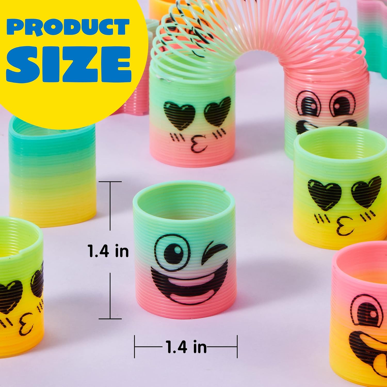 Thumbnail 5 de JOYIN 30 Pcs Party Mitgebsel – Regenbogen Spring Spielzeug für Kindergeburtstag, Mitbringsel, Fidget Stress Spielzeug