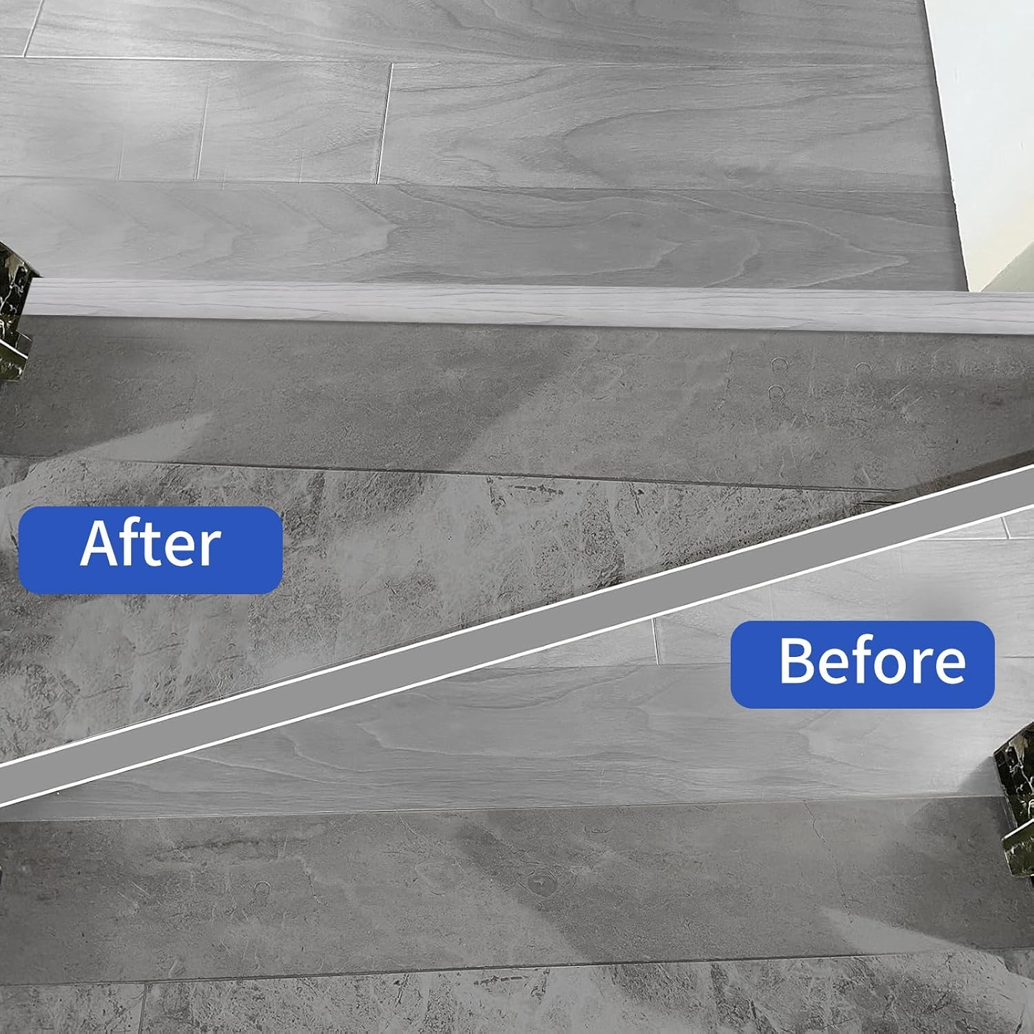 Detalle 2 de 6M PVC Floor Transition Strip 4cm