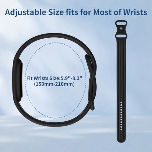 Thumbnail 1 de Msksjer Silikon-Sportarmband für Fitbit Air – verstellbar, atmungsaktiv und wasserdicht